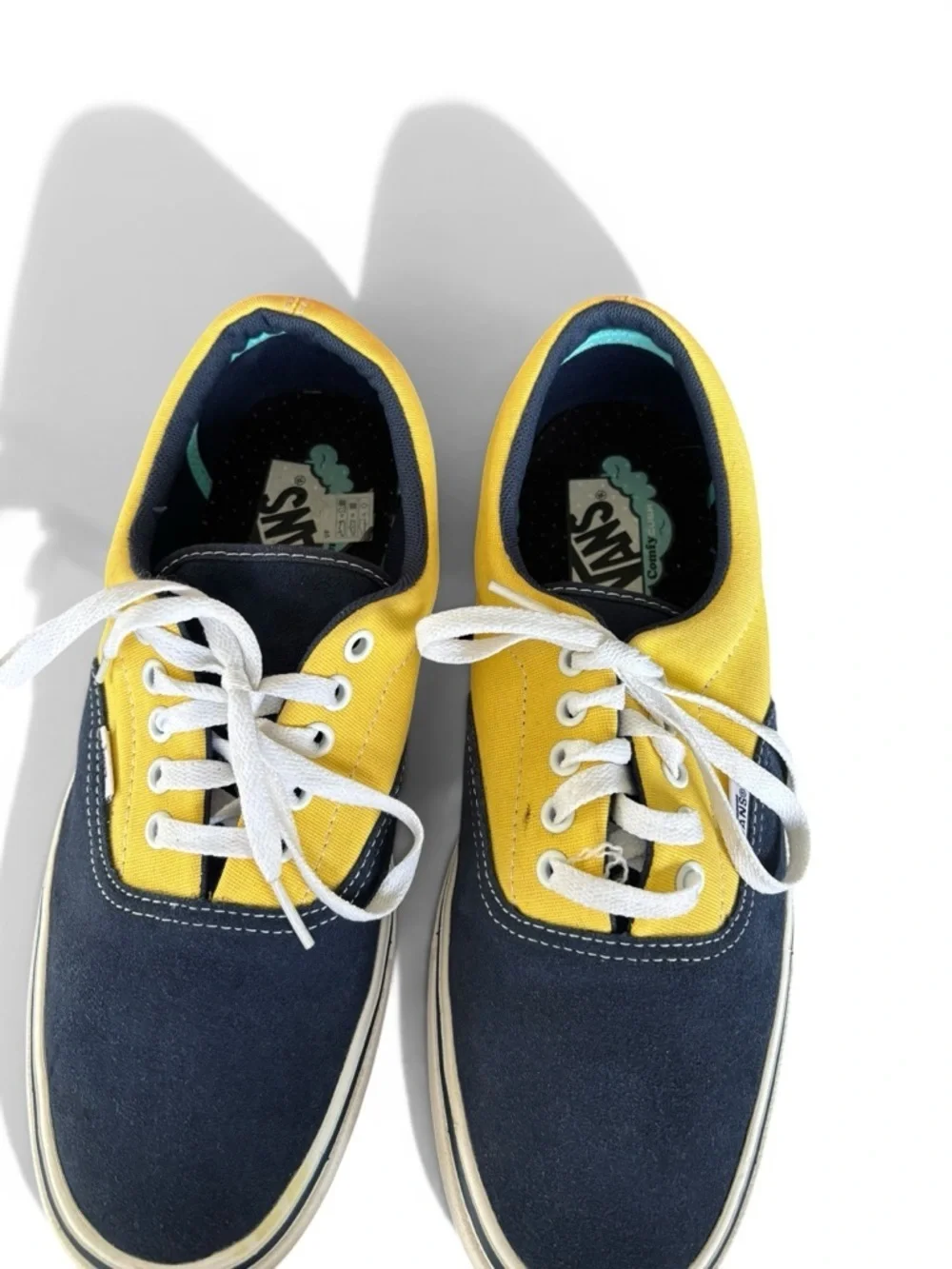 Vans Era ComfyCush In Blue & Yellow